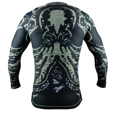 Pride Or Die Bone Crusher V2 L/S Rashguard Svart-Grön