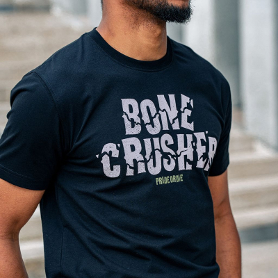 Pride Or Die Bone Crusher V2 T-shirt Negro