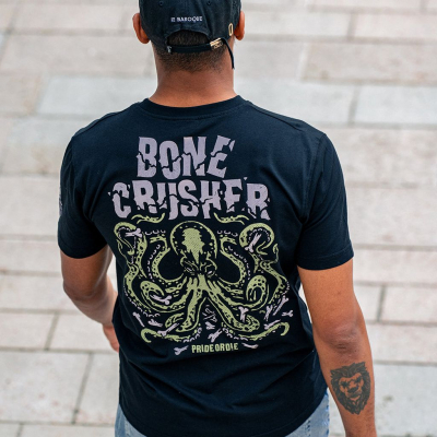 Pride Or Die Bone Crusher V2 T-shirt Negro