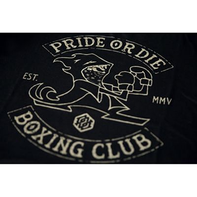 Pride Or Die Boxing Club T-shirt Preto