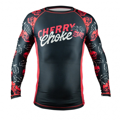 Pride Or Die Cherry Choke L/S Rashguard Preto-Vermelho