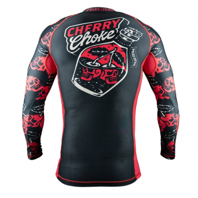 Pride Or Die Cherry Choke L/S Rashguard Svart-Röd