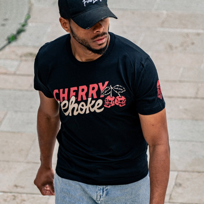 Pride Or Die Cherry Choke T-shirt Negro