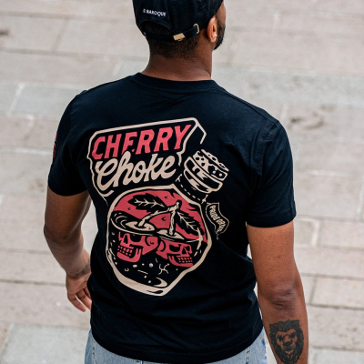Pride Or Die Cherry Choke T-shirt Negro