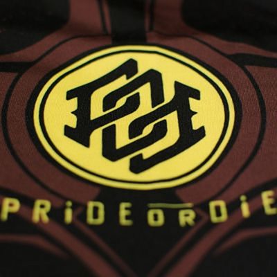 Pride Or Die Compression Pants Brotherhood Preto-Marrom