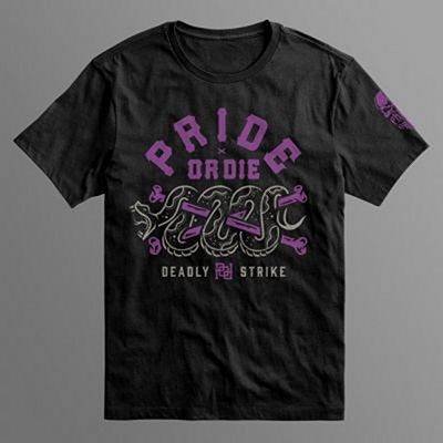 Pride Or Die Deadly Strike T Shirt Svart