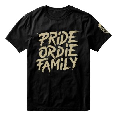 Pride Or Die Family V2 T-shirt Fekete