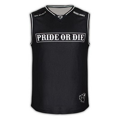 Pride Or Die Fight Club Jersey Schwarz-weiß