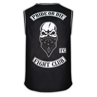 Pride Or Die Fight Club Jersey Schwarz-weiß