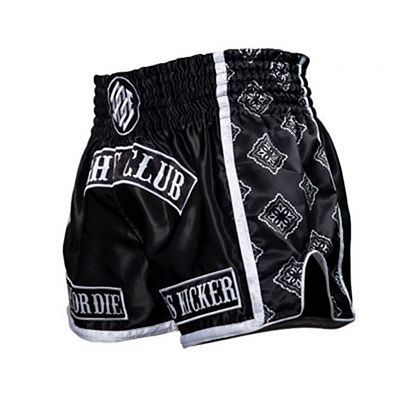 Pride Or Die Fight Club Muay Thai Shorts Negro