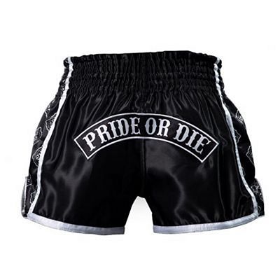 Pride Or Die Fight Club Muay Thai Shorts Nero