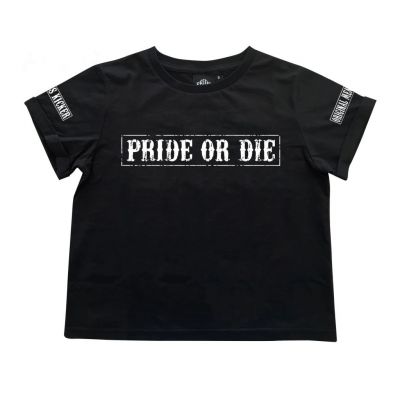 Pride Or Die Fight Club Women T-shirt Fekete