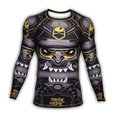 Pride Or Die Fight For Honor Rashguard Schwarz