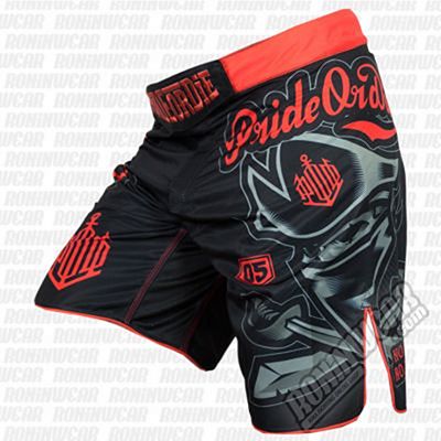 Pride Or Die Fightshort No-Rules Fekete-Piros