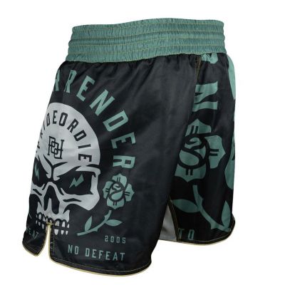 Pride Or Die Fightshort No Surrender Noir-Vert