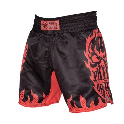 Pride Or Die Fightshort Reckless Flames Schwarz