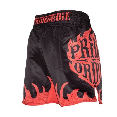 Pride Or Die Fightshort Reckless Flames Preto