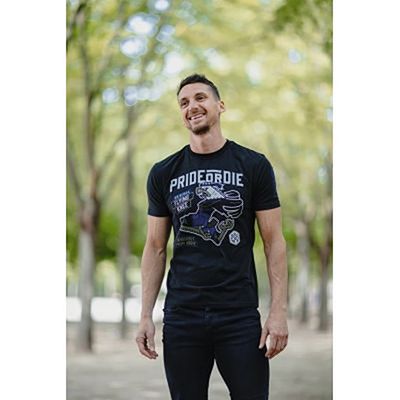 Pride Or Die Flying Knee T-shirt Negro