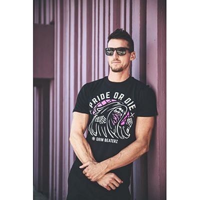 Pride Or Die Grim Beaterz T-shirt Black