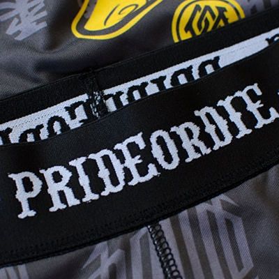 Pride Or Die Hang Loose Compression Pants Grey-Yellow