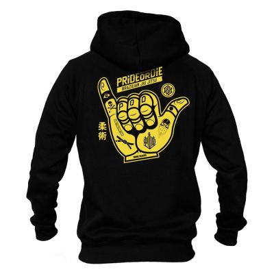 Pride Or Die Hang Loose Hoodie Negro-Amarillo