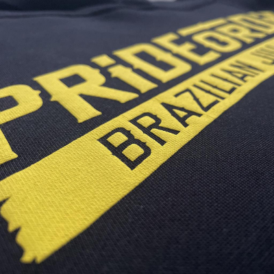 Pride Or Die Hang Loose Hoodie Negro-Amarillo