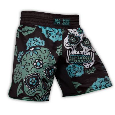 Pride Or Die Hasta La Muerte Fight Short Preto-Verde