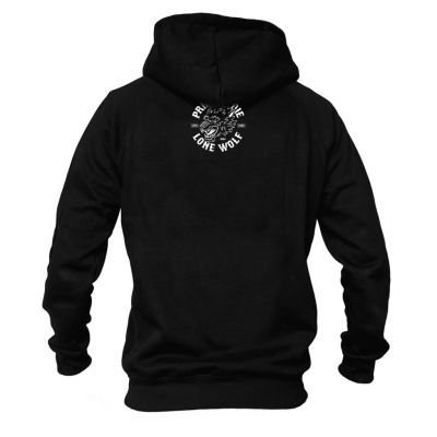 Pride Or Die Hoodie Lone Wolf Noir