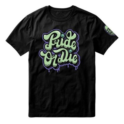 Pride Or Die Ice Cream T-shirt Fekete