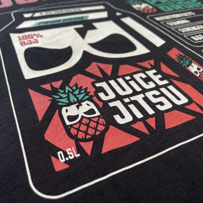 Pride Or Die Juice Jitsu T-shirt Negro-Rojo
