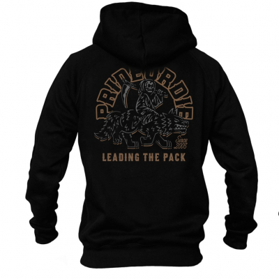 Pride Or Die Leading The Pack Full Zip Hoodie Noir
