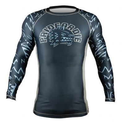Pride Or Die Leading The Pack L/S Rashguard Svart-Brun
