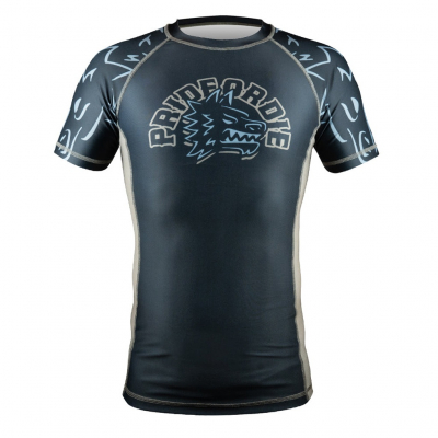 Pride Or Die Leading The Pack S/S Rashguard Svart-Brun