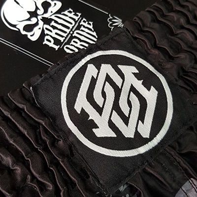 Pride Or Die Muay Thai Shorts Schwarz-weiß