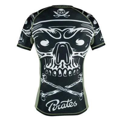 Pride Or Die Pirate V2 Rashguard S/S Noir-Blanc