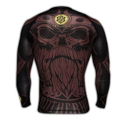 Pride Or Die Rashguard Brotherhood Negro-Marron