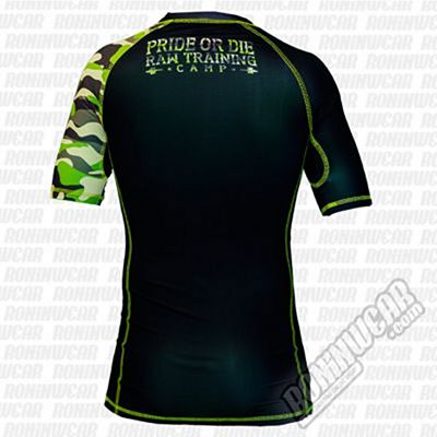 Pride Or Die Rashguard Raw Training Camp Nero