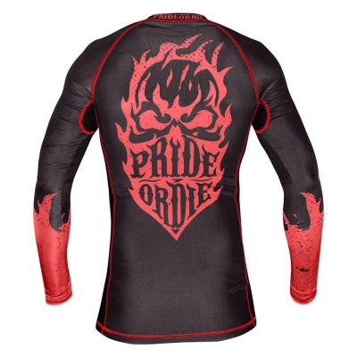 Pride Or Die Rashguard Reckless Flames Schwarz