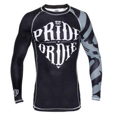 Kingz OE L/S BJJ Rash Guard Noir-Blanc