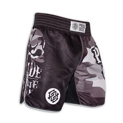 Pride Or Die Reckless Fightshorts Negro-Camo