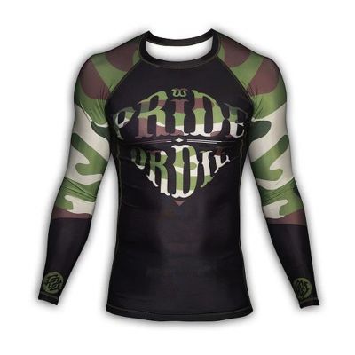 Pride Or Die Reckless Jungle Camo Rashguard Preto-Camo