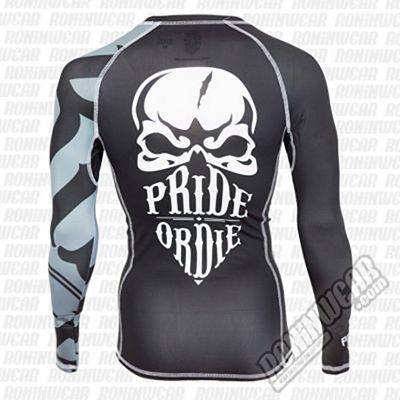 Pride Or Die Reckless Rashguard Schwarz-weiß