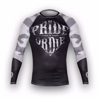 Pride Or Die Reckless Urban Camo Rashguard Preto-Cinza