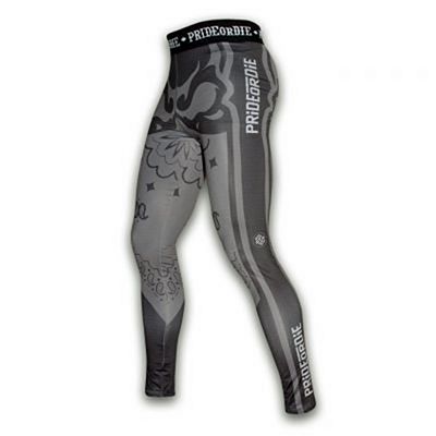 Pride Or Die Ruthless Compression Pants Negro-Gris