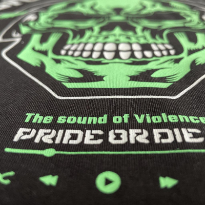 Pride Or Die Sound Of Violence T-shirt Negro