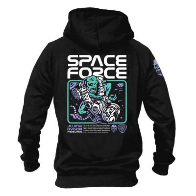 Pride Or Die Space Force Hoodie Svart