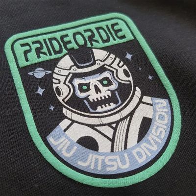 Pride Or Die Space Force Hoodie Fekete