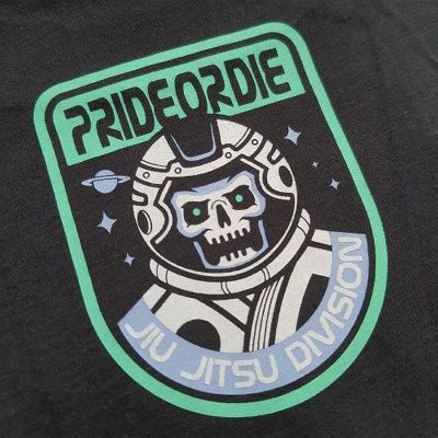 Pride Or Die Space Force T-Shirt Schwarz