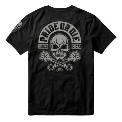 Pride Or Die T-Shirt Busted Knuckles Preto