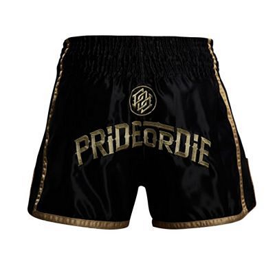 Pride Or Die Unleashed Muay Thai Shorts Nero